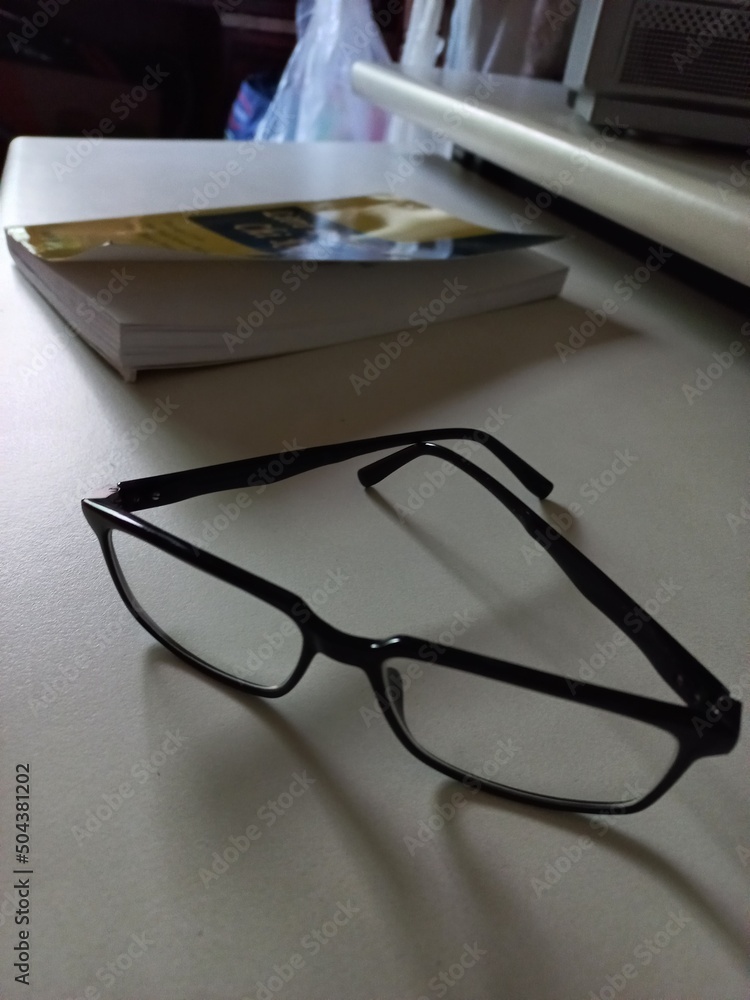 glasses on the table