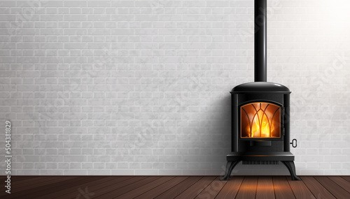Iron Chimney Interior Composition