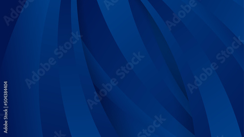 Modern blue abstract background, the look of stainless steel, circular lines on a blue background