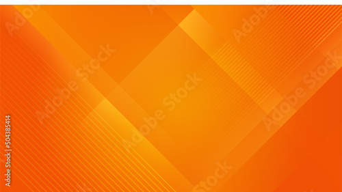 Abstract modern orange yellow white banner background gradient color. Yellow and orange gradient with circle halftone pattern curve wave decoration. photo
