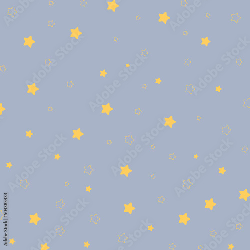 Yellow star pattern. Star texture 