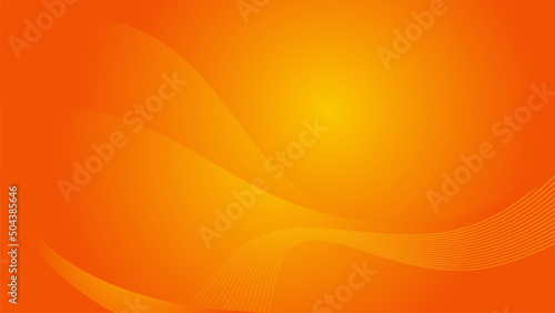Modern Abstract dynamic shape orange design background