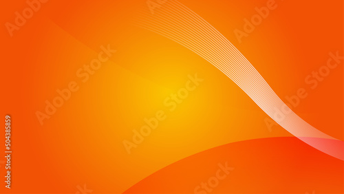 Abstract orange background. Geometric element design with dots decoration.