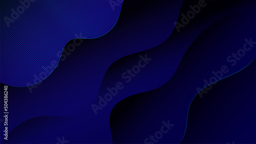 Fototapeta Naklejka Na Ścianę i Meble -  Modern blue colorful corporate abstract technology background. Vector abstract graphic design banner pattern presentation background web template.