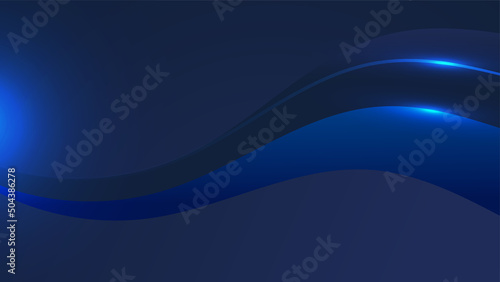 Blue background vector illustration lighting effect graphic for text and message board design infographic