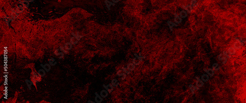 Abstract red paint background, color gradient texture. liquid mix fluid blend surface, acrylic marble effect layer, scary red wall scratches, blood dark wall texture background.