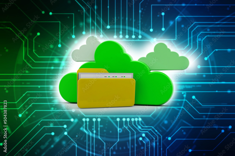 3d rendering Cloud computing concept, Cloud internet technology concept background, Cloud computing and network data Storage concept 3d rendering Cloud computing concept, Cloud internet technology concept background, Cloud computing and network data Storage concept