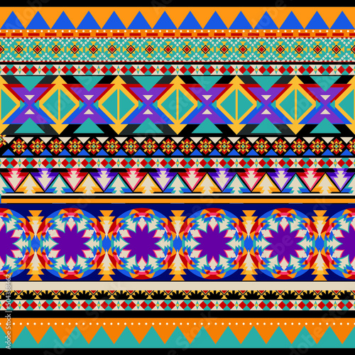 seamless ethnic pattern design.Geometric ethnic oriental ikat pattern traditional Design.ethnic oriental pattern,fabric,embroidery.Mexican pattern.merican pattern.latin african.indian fabric.Mexican