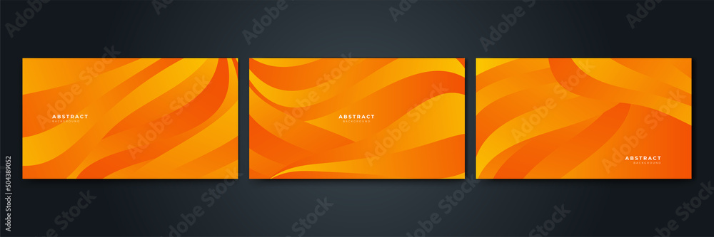 Naklejka premium Trendy simple fluid color gradient abstract background with dynamic wave shadow line effect. Vector Illustration For Wallpaper, Banner, Background, Card, Book Illustration, landing page
