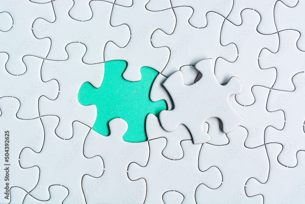 Piece of jigsaw puzzle. Flat lay, Directly above. Copy space. Piece of jigsaw puzzle. Flat lay, Directly above. Copy space.