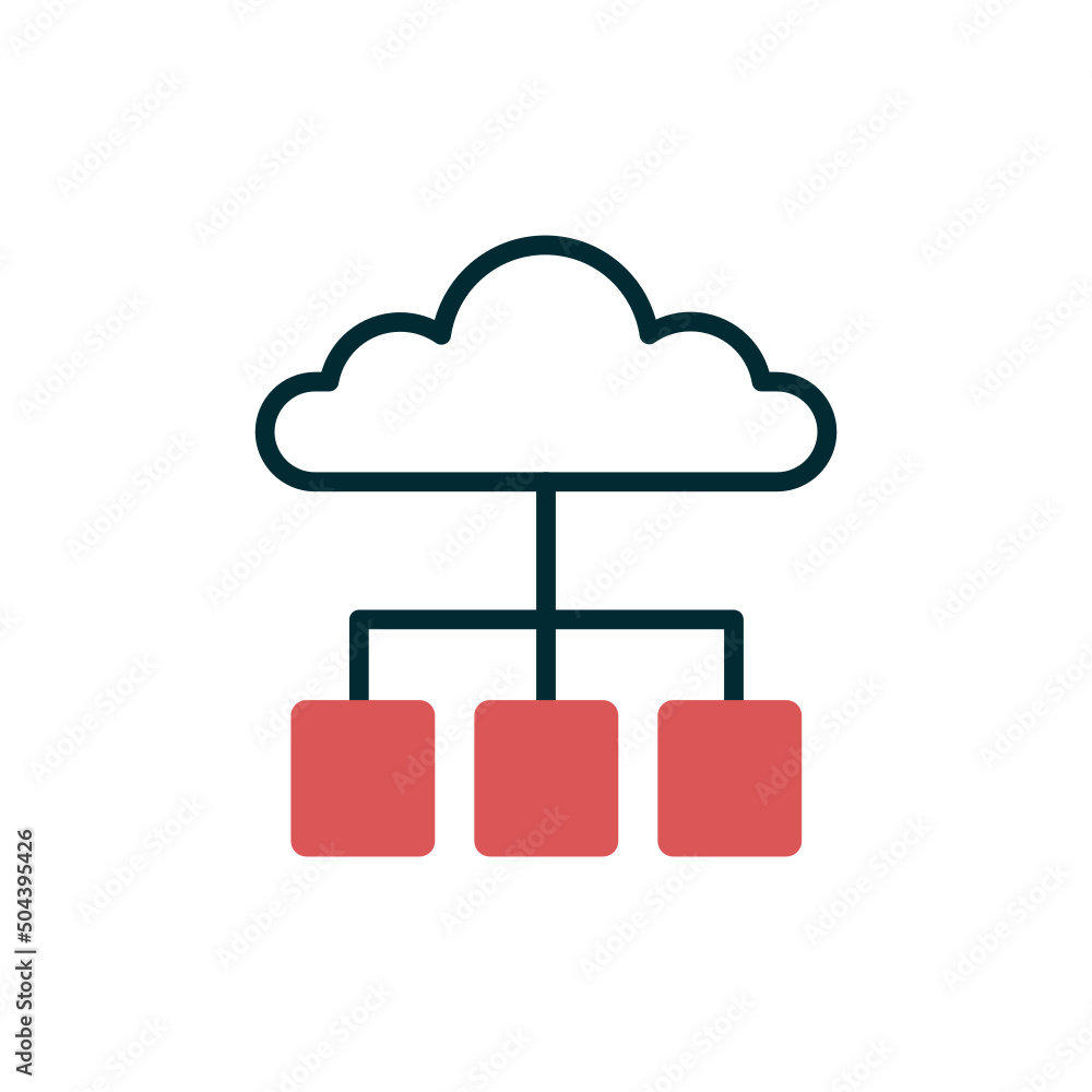 Cloud Storage Icon Cloud Storage Icon