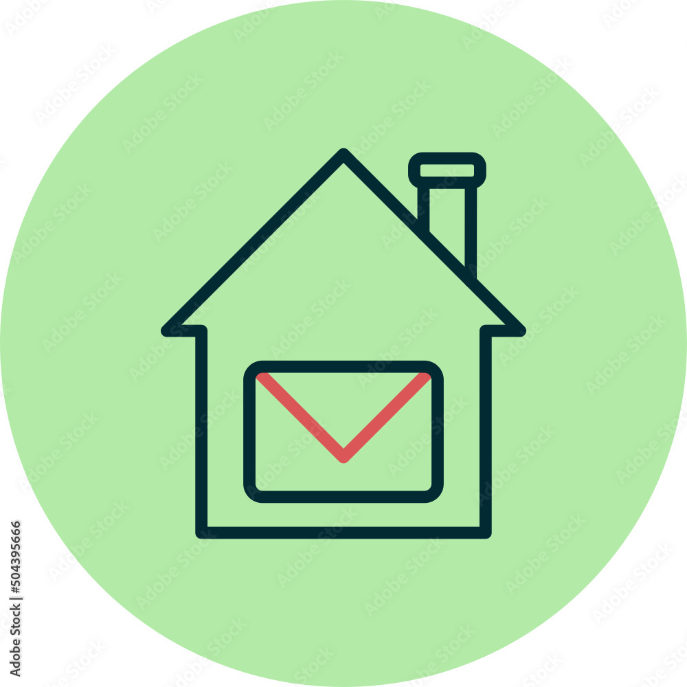 Obraz premium Work From Home Icon