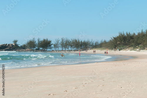 Barra Beach, Ferrugem, Santa Catarina in a sunny day