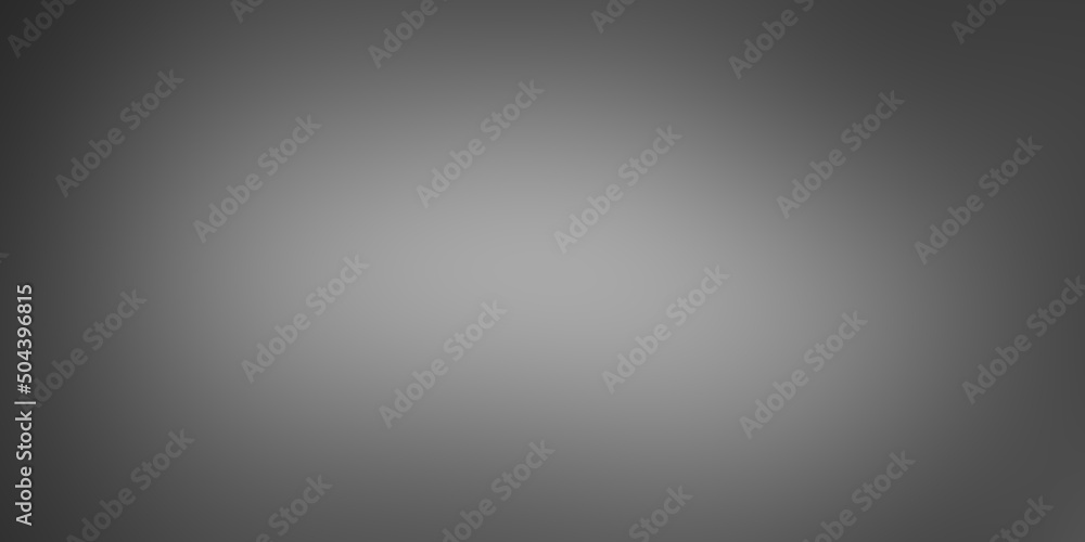 Gray gradient background with blur and copy space. Abstract illustration.