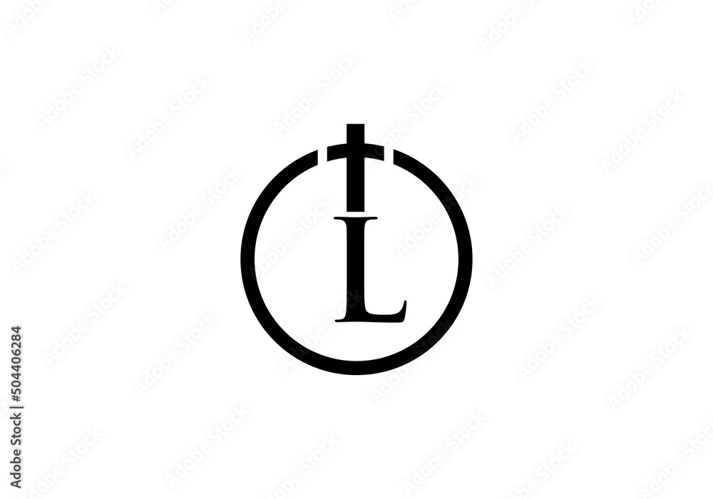 Religion church logo and symbol design vector with the letter L Religion church logo and symbol design vector with the letter L