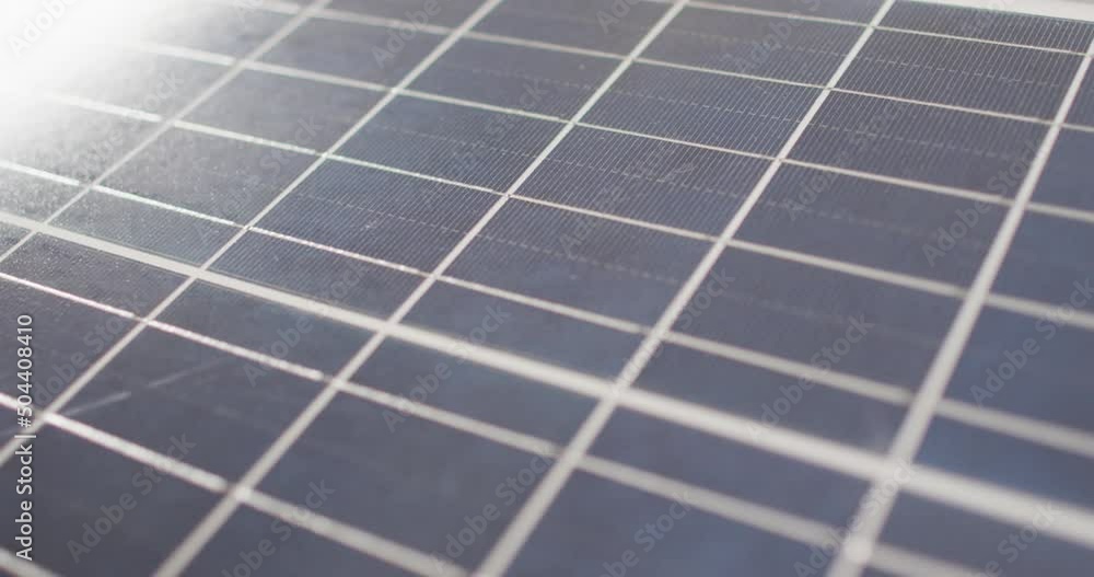 Video of close up of solar panel on white background Video of close up of solar panel on white background