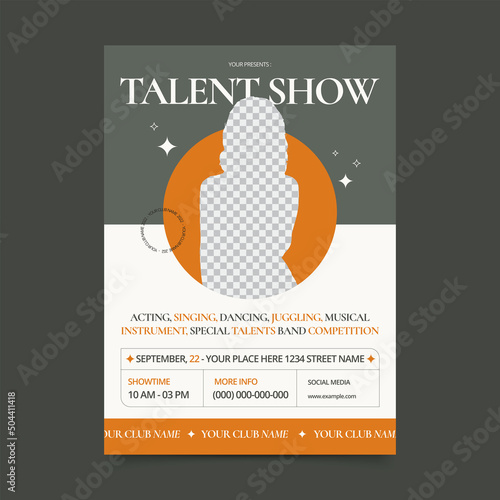 Talent Show Flyer Template