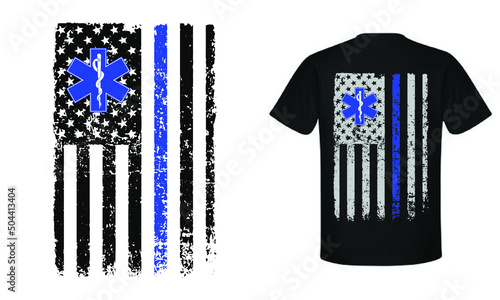 Emergency Medical Technicians T Shirt Vector