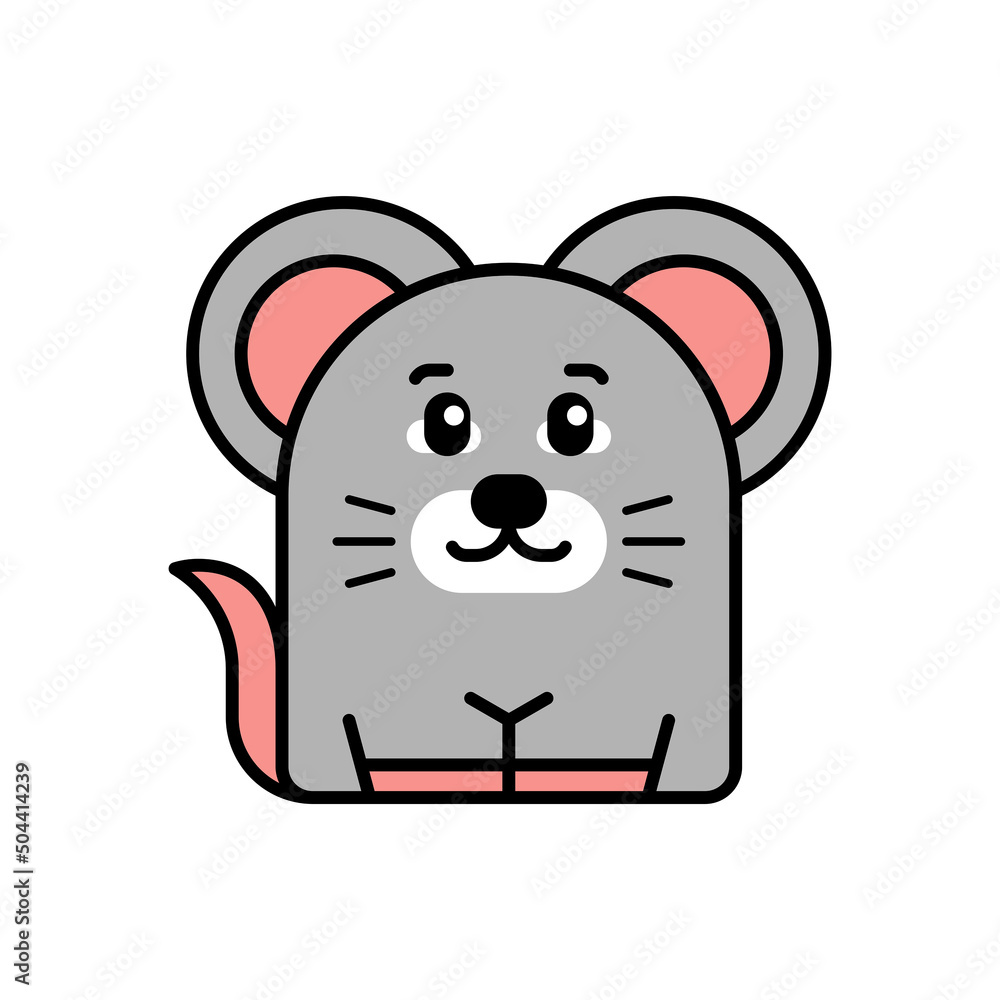 Mouse icon. Icon design. Template elements. Flat style Mouse icon. Icon design. Template elements. Flat style