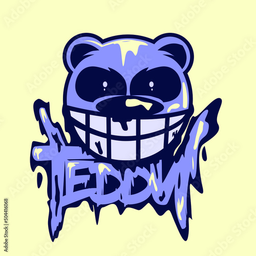 Teddy Bear Grunge ,Metal, Punk Style