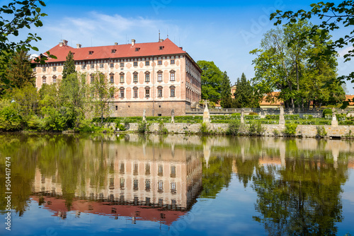 baroque castle Libochovice (national cultural landmark), Czech republic