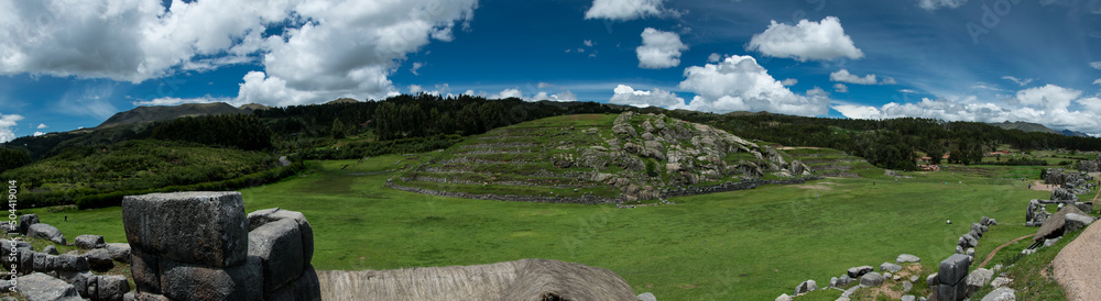 The ruins of Saksayhuaman, Kenko, Tambomachai and Puka-Pukara make up the Saksayhuaman archaeological park.