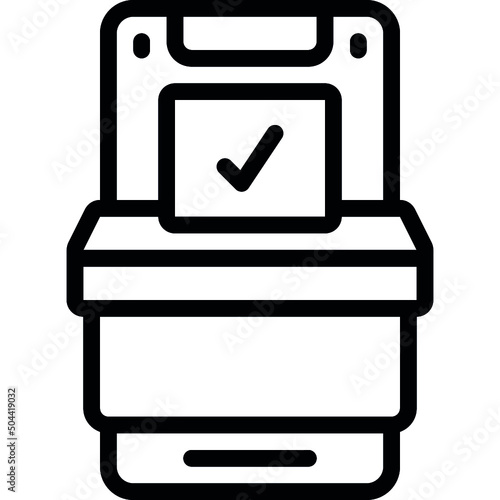 Mobile Voting Icon