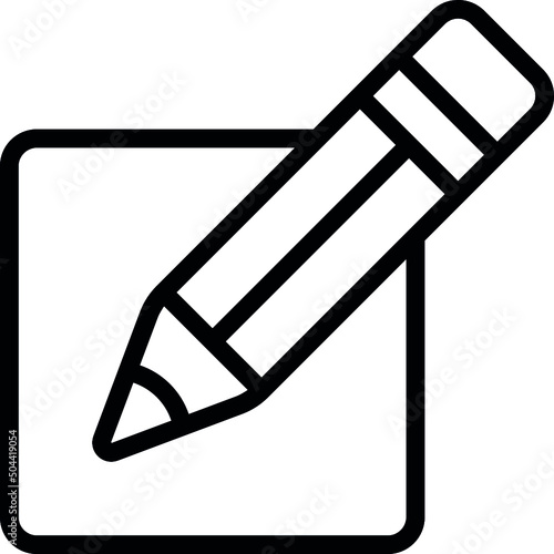 Pencil In Tick Box Icon