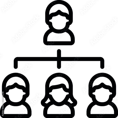 Business Hierarchy Icon