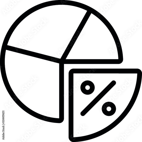 Pie Cart Percentage Icon
