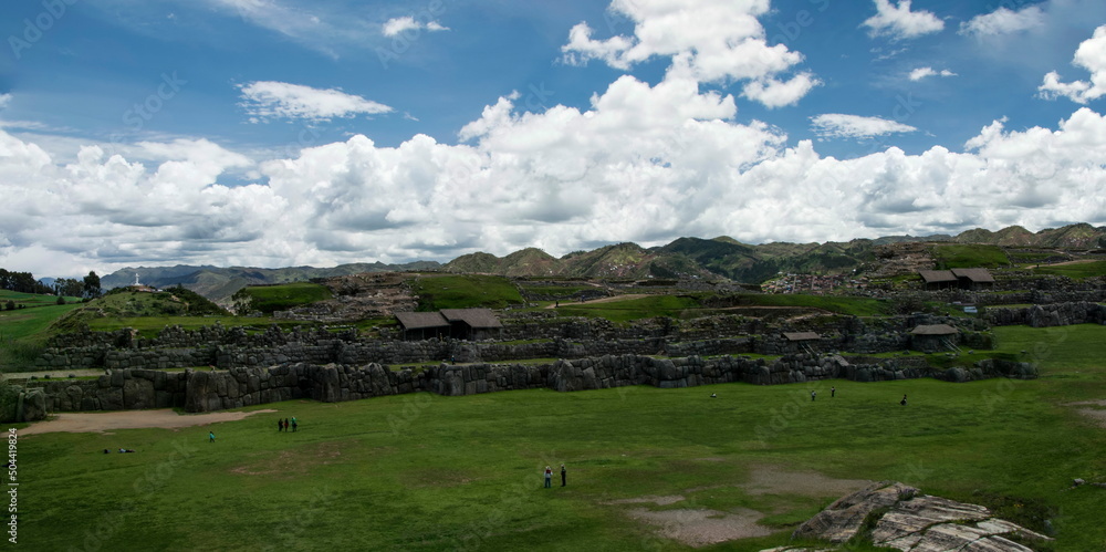 The ruins of Saksayhuaman, Kenko, Tambomachai and Puka-Pukara make up the Saksayhuaman archaeological park.