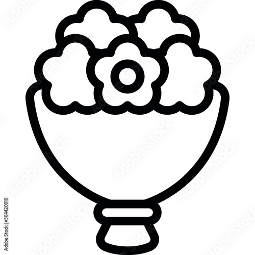 Flowers Bouquet Icon