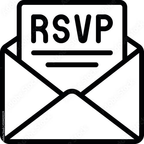 RSVP Letter Icon