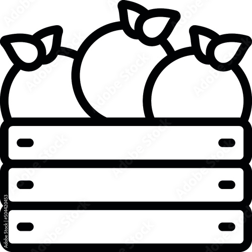 Fruit Crate Icon