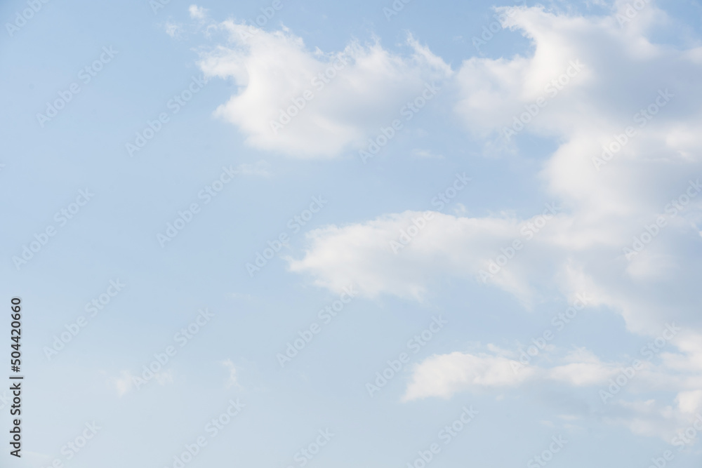 Fototapeta premium Blue sky with some clouds