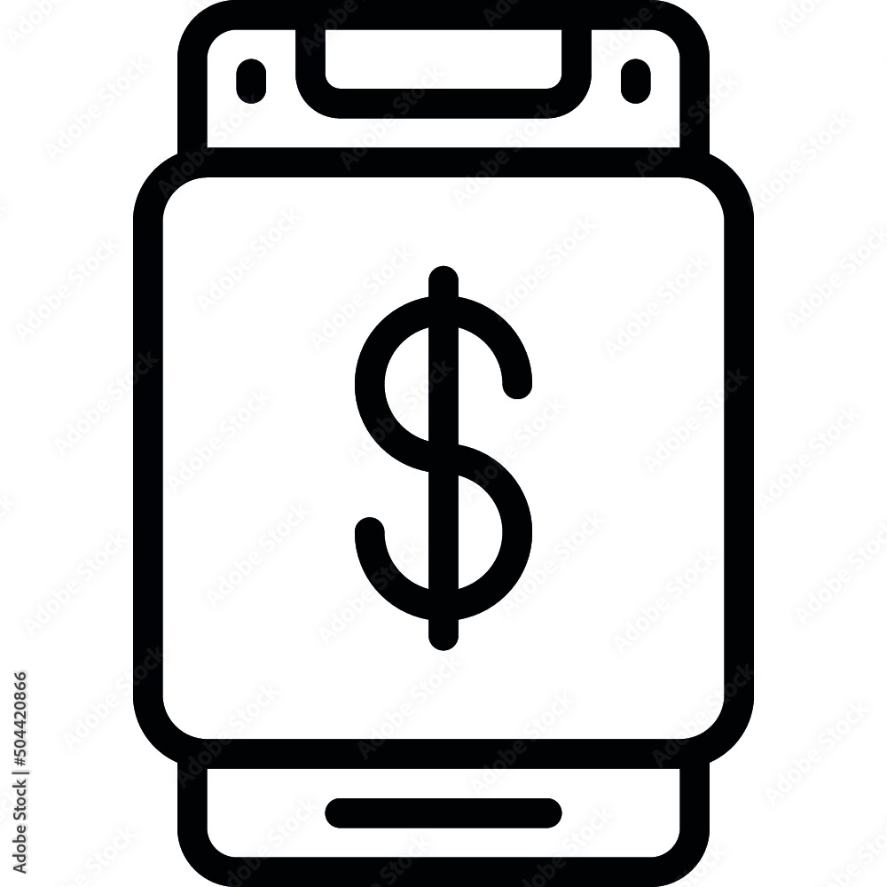 Paid Mobile App Icon Paid Mobile App Icon
