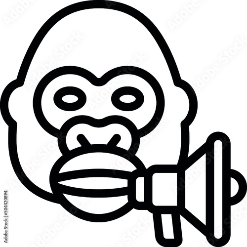 Gorilla Marketing Icon