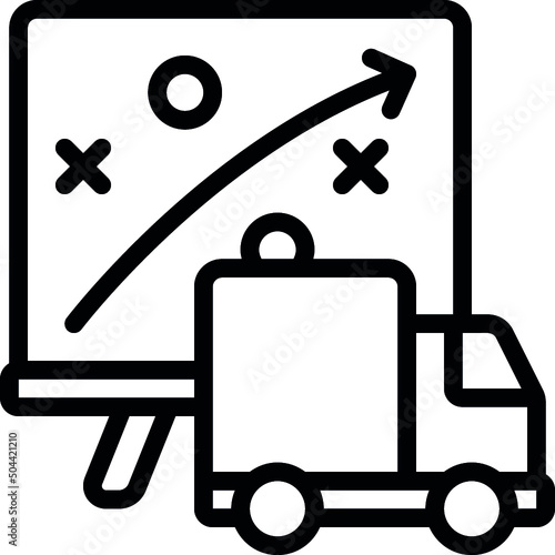 Distribution Plan Icon