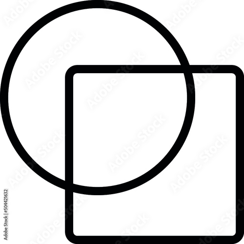Overlapped Shapes Icon