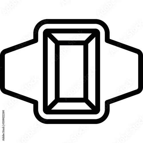Baguette Ring Icon
