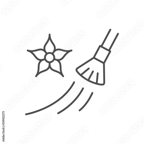 Beauty procedure line outline icon