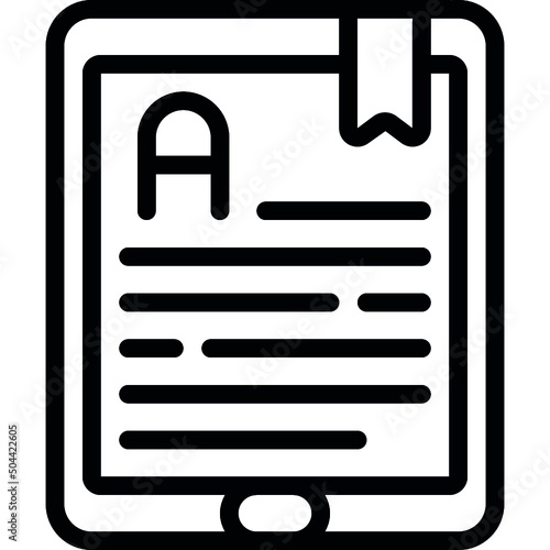 Ebook Reader Icon