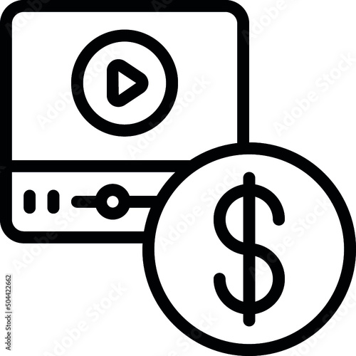Paid Video Icon