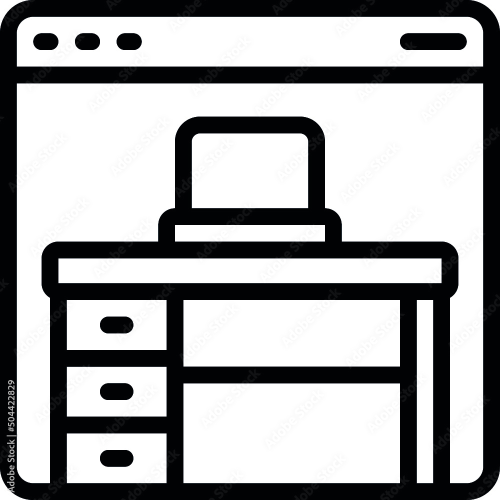 Student Desk Website Icon Student Desk Website Icon