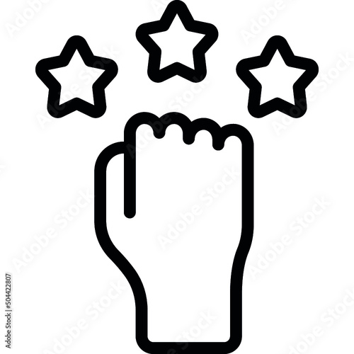 Motivation Hand Icon