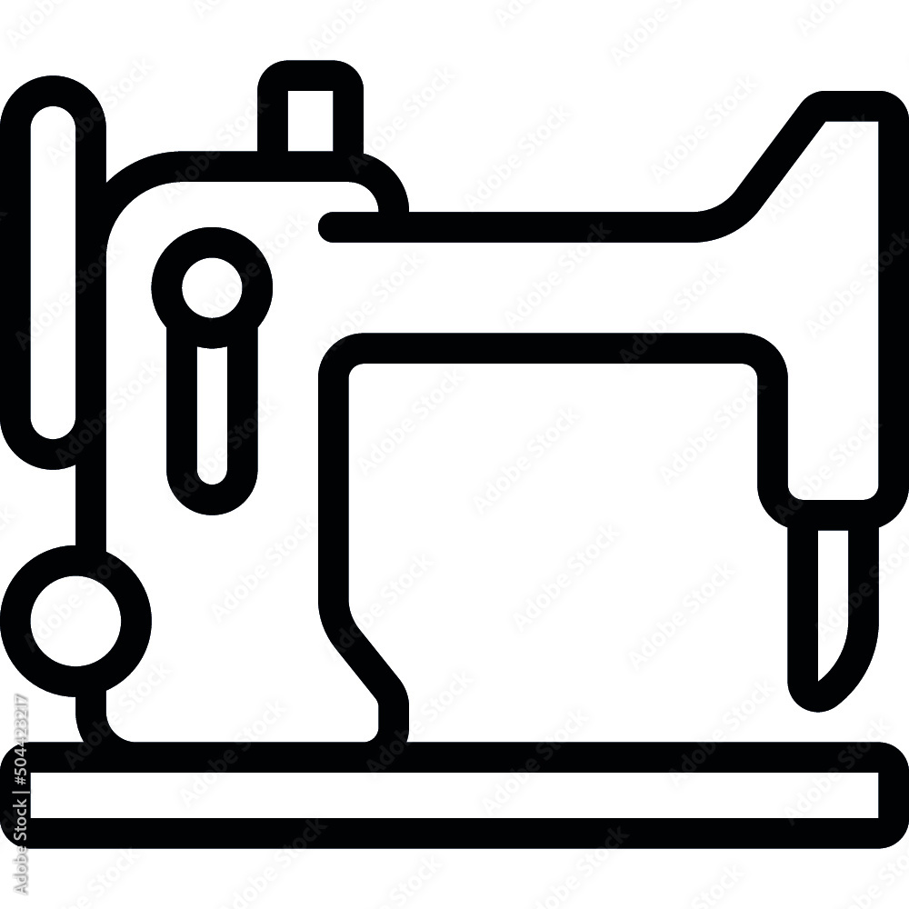 Old Sewing Machine Icon Old Sewing Machine Icon