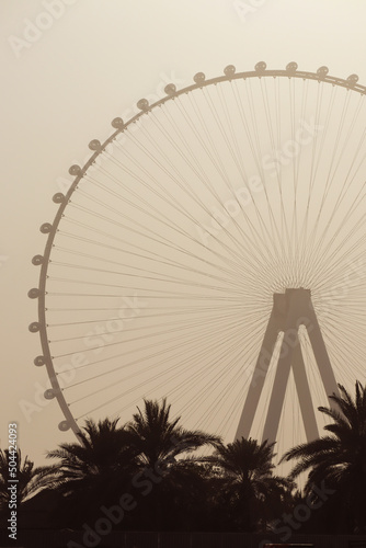 Ain Dubai, the world's biggest and tallest Ferris wheel, located on Bluewaters Island, near the Dubai Marina district