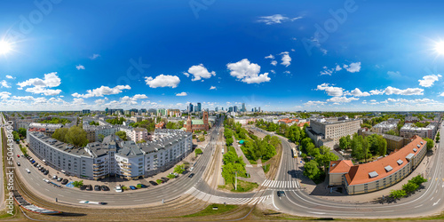 Obraz na płótnie Warszawa w salonie