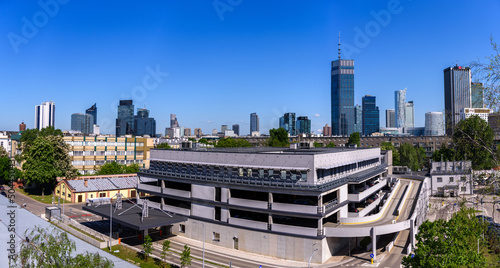 view city Warsaw Poland