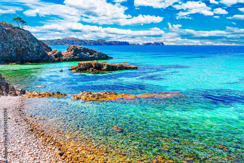 Mallorca dream bay with beautiful colors